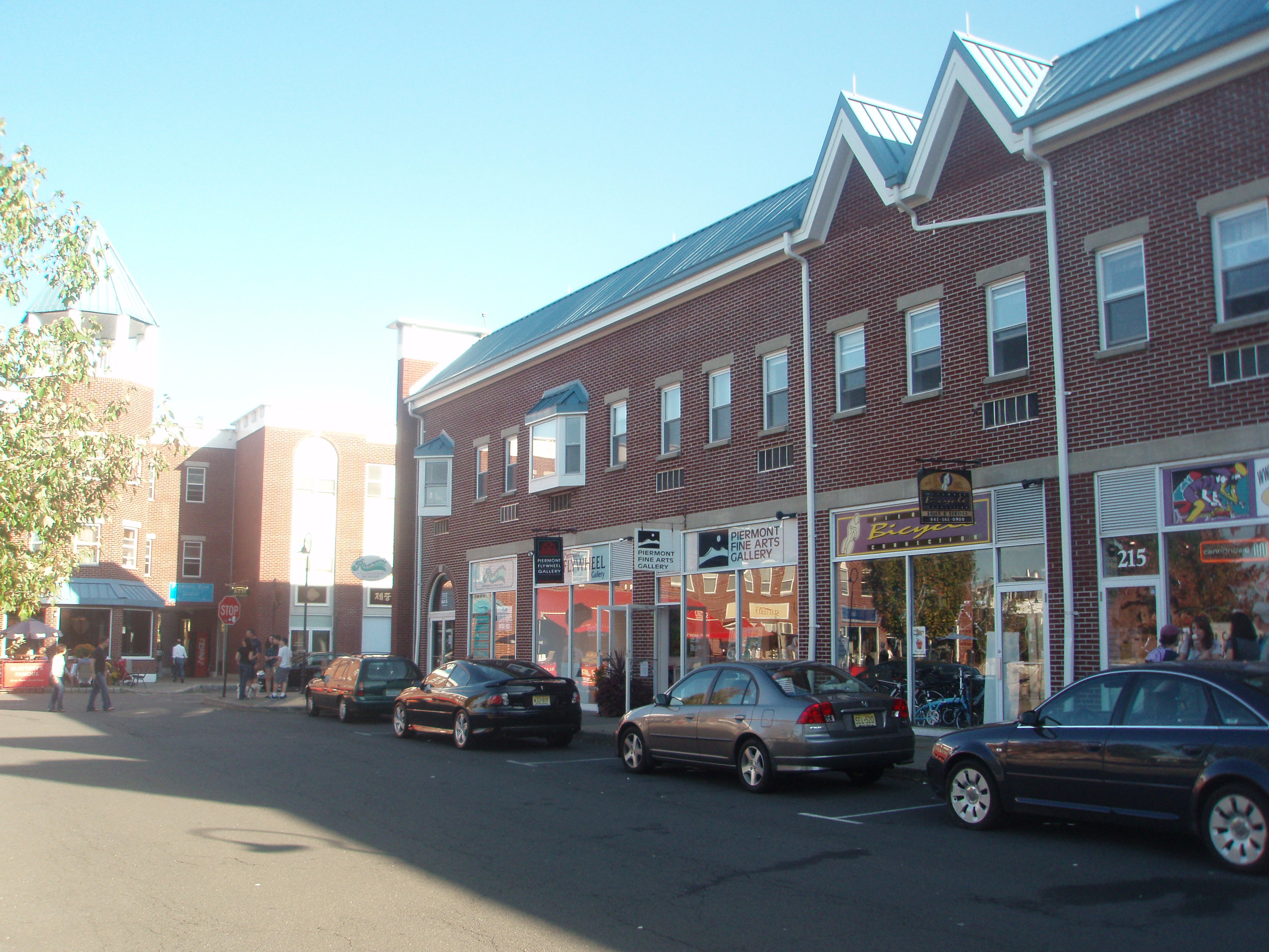 Storefronts along Piermont Avenue